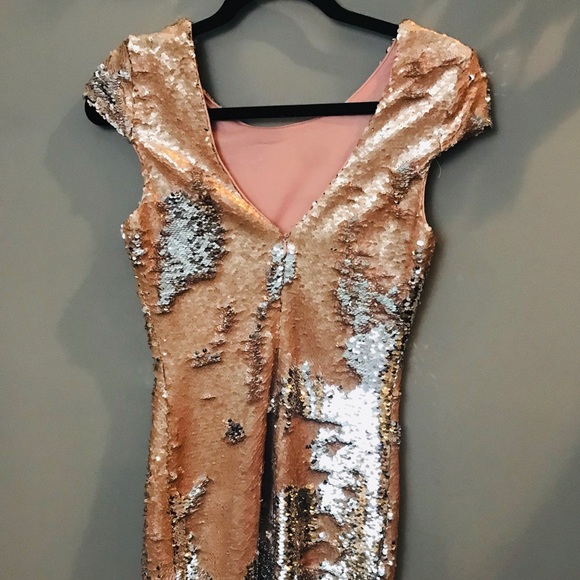 GIANNI BINI sequined cocktail dress - Picture 4 of 5